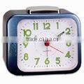 Plastic old fashion table square bell alarm clock