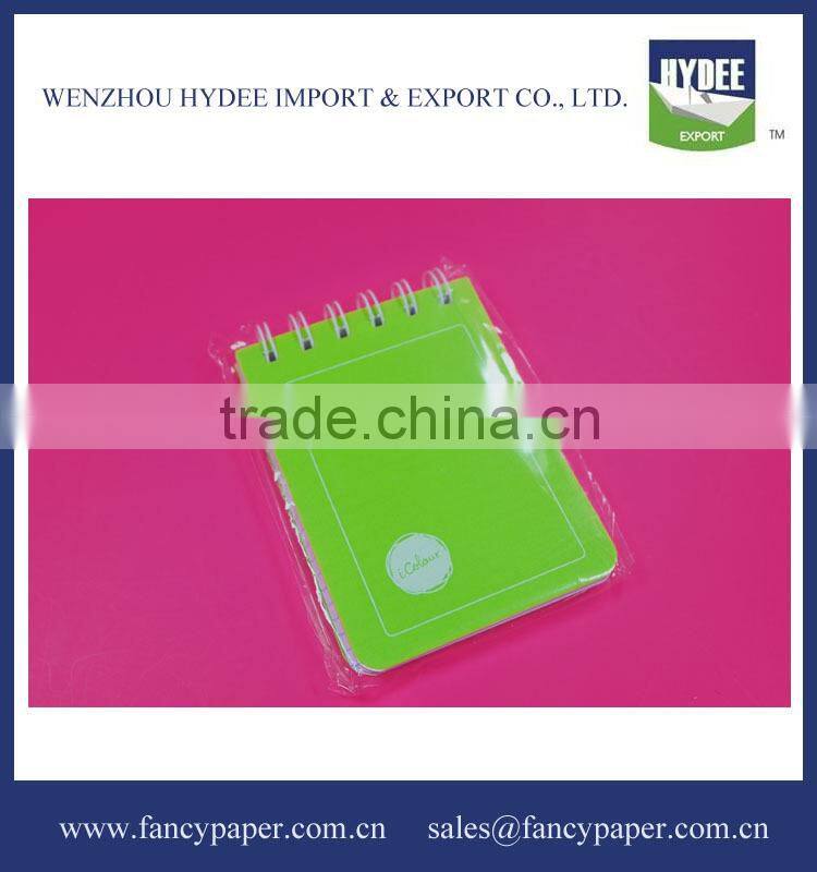 A7 Plastic Cover Spiral Notebook