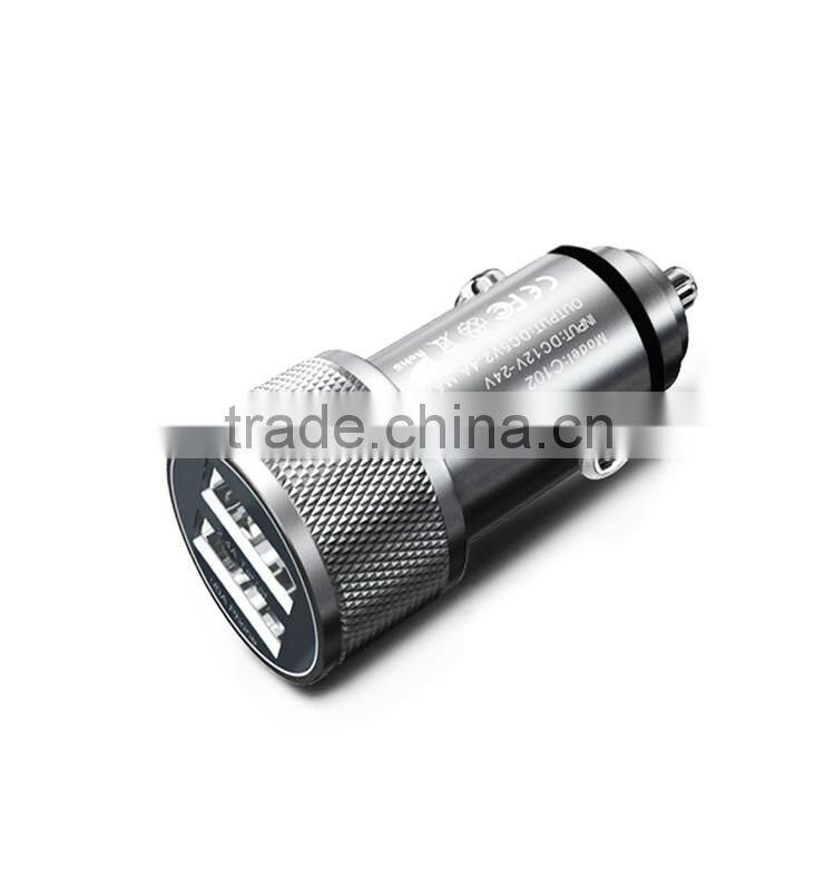 100% Original VK World Electric Car Charger Dual Usb Phone Car Charger Wholesale For iphone