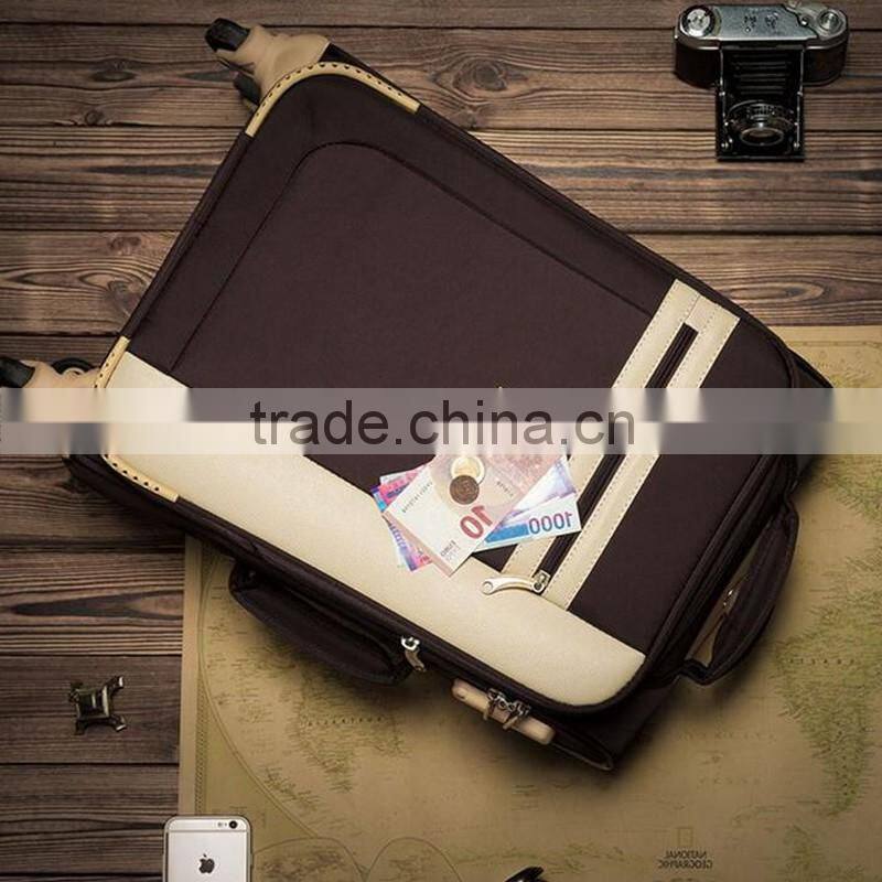 Durable Nylon Fabric Cheap Expandable Superlight Travel Luggage Trolley