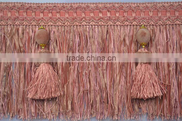fancy decorative colorful curatin tassels,tassels for curtains