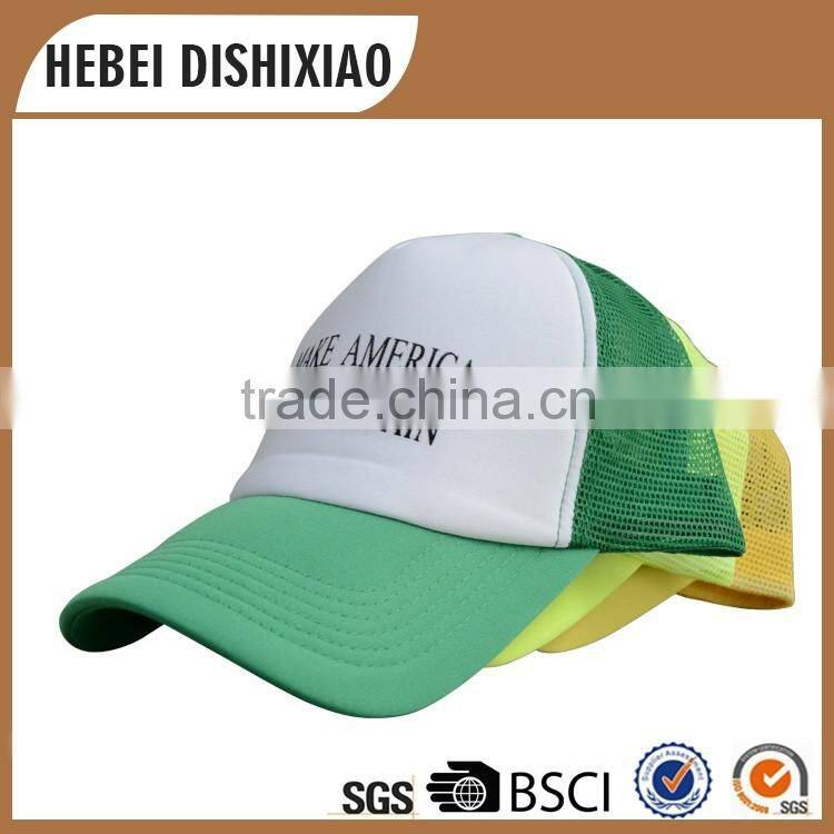 sports mesh baseball caps Printed mesh caps 5 panel mesh cap