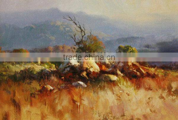 M-163 Modern Of Winter Trees Oil Painting