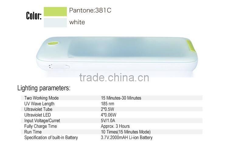 Excellent bactericidal uv phone sterilizer & cleaner for all mobile phones