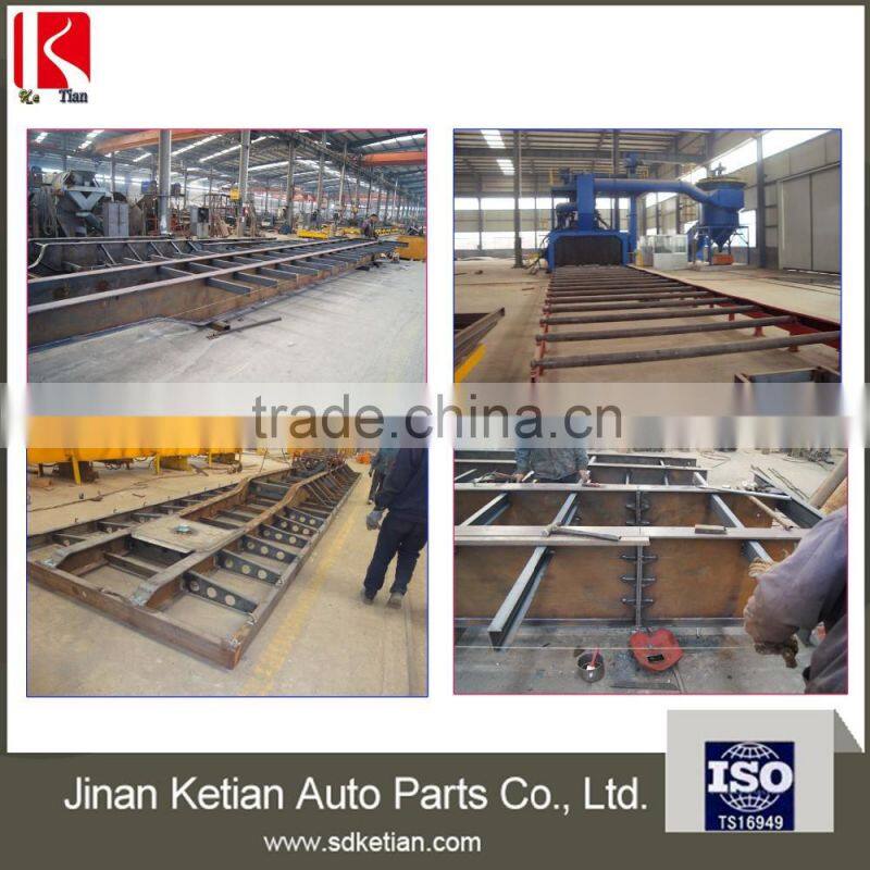 Low Bed Semi Trailers Used For Equipment Transport