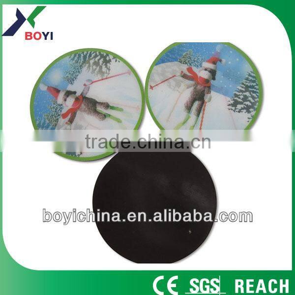 Promotional china supplier 3d christmas souvenir fridge magnet 2014