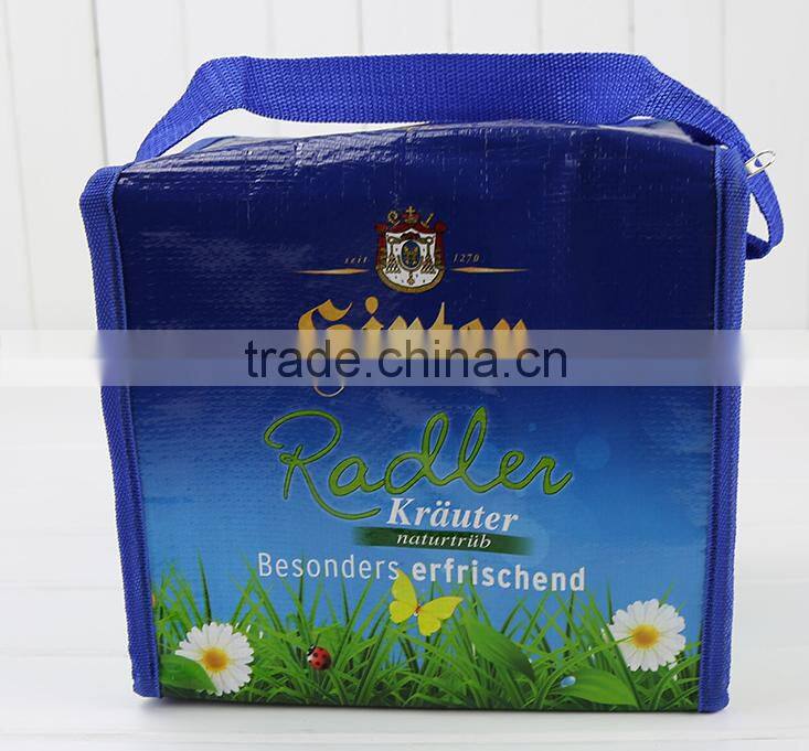 Leakage-proof PVC Lining Portable Beer Cooler Bag