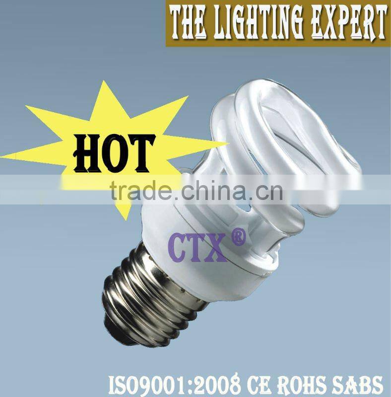 (half spiral) energy saving lamp triphosphor