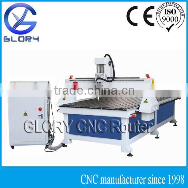 3KW Water Cooled Spindle CNC Router Machine with T Slots Table/Dust Extractor/DSP Controller/1325 Size/3 Axis