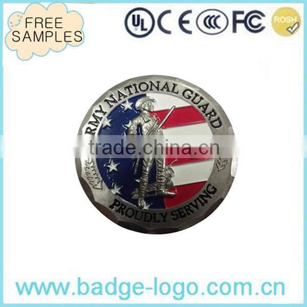 custom army metal coin/ military metal coins