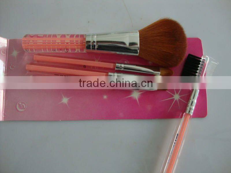 Cosmetic brush set 10 years wholesale various size and material