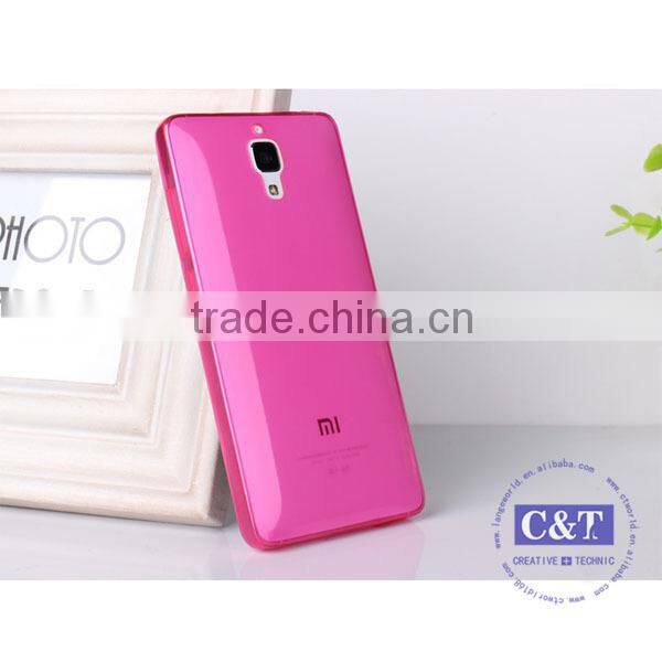 C&T New product clear gel tpu mobile cell phone accessory for xiaomi mi 4