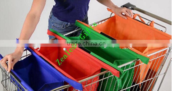 Foldable Rolling Shopping Cart Bags /Light Trolley Bag Supermarket