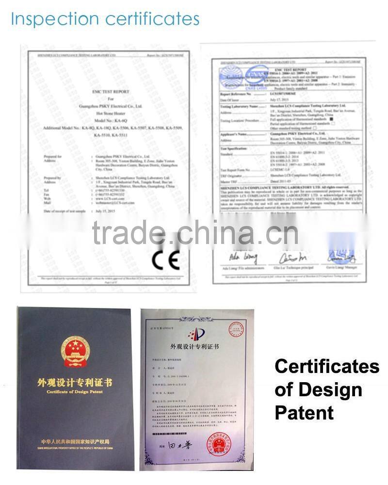 2016 newest digital massage stone heater KA-8Q