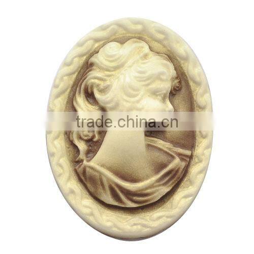 custom classic resin cameo