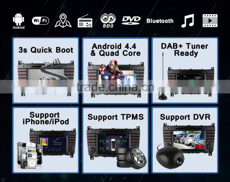 Ownice c300 Car DVD Radio for Mercedes Benz A-W169 B-W245 with GPS,support IPOD TV Function multimedia TMPS mirror link