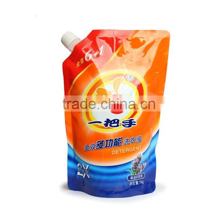 Stand Up Bag for Laundry Detergent