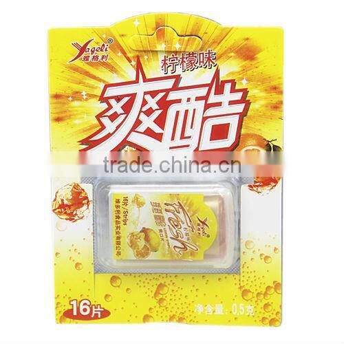 Hot sale new product sweet paper mint candy candies