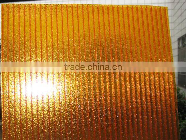 crystal colored polycarbonate sheet for skylight window