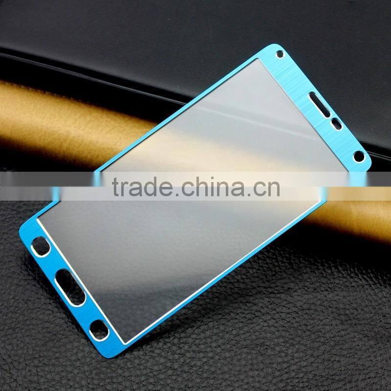 Full Cover Titanium Alloy Aluminum Metal Explosion-Proof Tempered Glass For Samsung Galaxy Note 4 N9100 Screen Protector Film