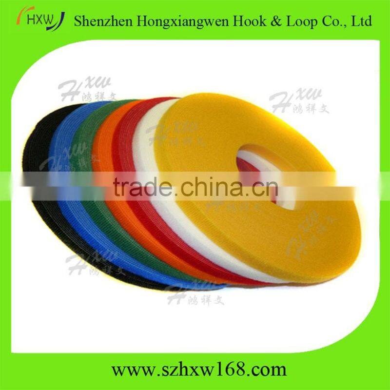 Double side back to back cable ties hook and loop fastener