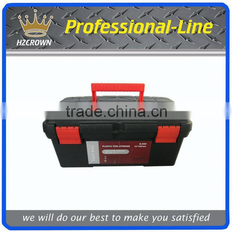 Plastic tool box with 93pc tool set
