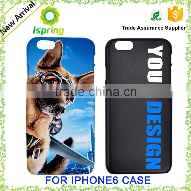 Plastic customized printed phone case for iphone 6, custom phone cover for iphone 6s
