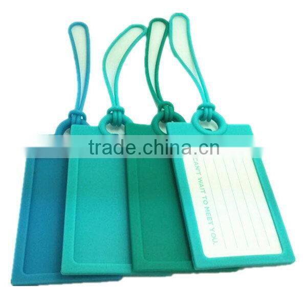 Contemporary best sell oem cheap silicone luggage tag