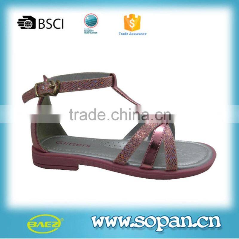 pretty summer dancing girl sandal, pretty style kids sandal, children sandal