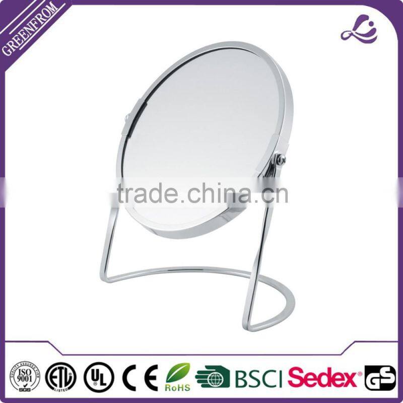 Desktop table top magnifying table mirror for any angle