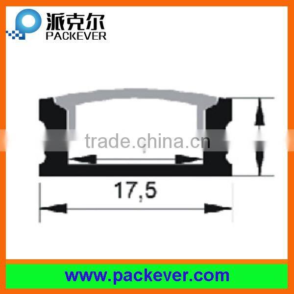 1m, 2m length LED strip light milky cover aluminum profile with end caps and mounting clips