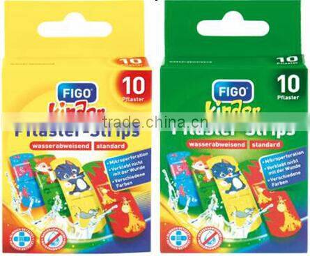 lovely carton plaster set waterproof plaster PE/PVC material Adhesive Wound Medical plaster