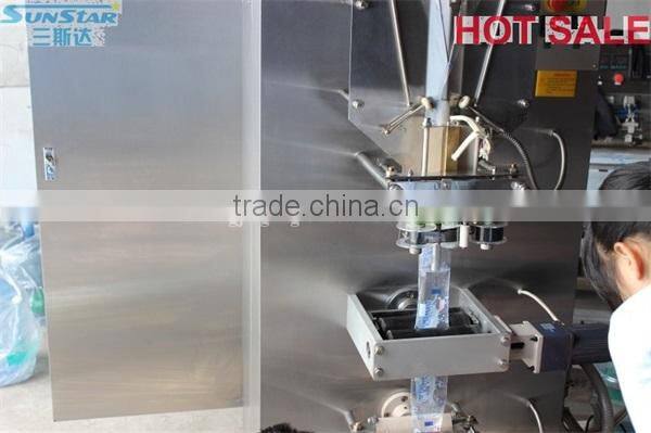 Nigerial hot popular automatic plastic bag water packaging machine