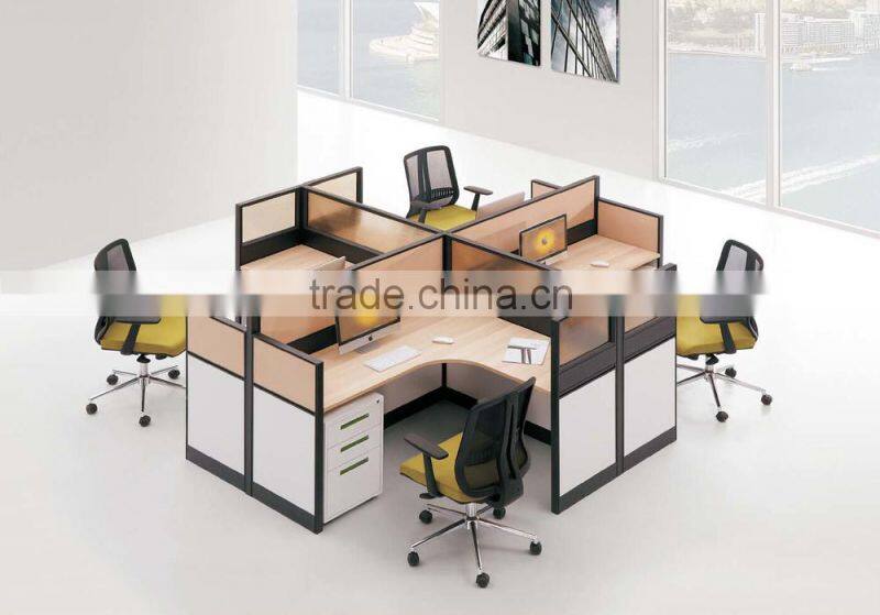 aluminum partition/office modular partition for 4 sets