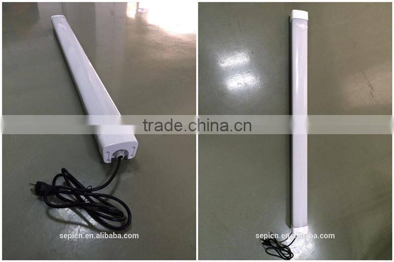 LED super Bright 110lm/W 2 ft 0.6m Led Tri-Proof Light IP65 waterproof, dust proof, explosion proof
