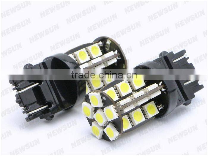 Auto lamp supplier T25 5050 30-SMD 3157 LED LIGHT BULB BRAKE TAIL TURN REVERSE HEADLIGHT, W21W 3156 3157 led smd