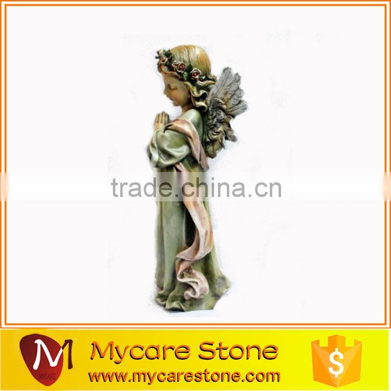 Pretty Praying little angel Stone statues, angel stone sculpture