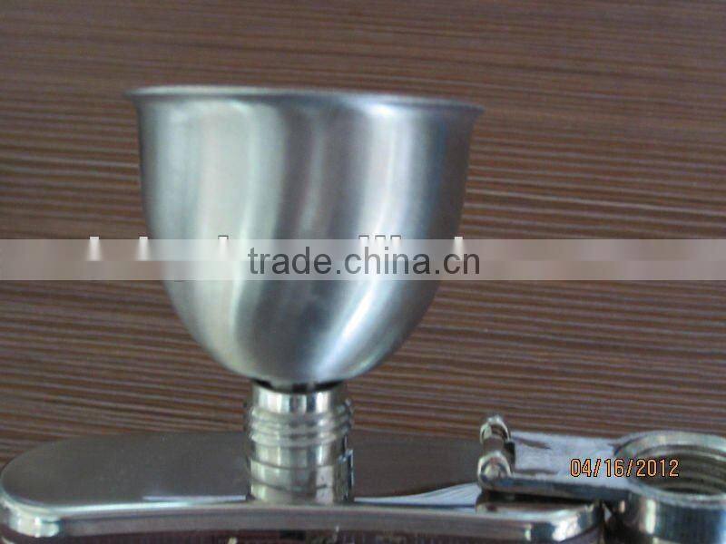 mini stainless steel metal filling funnels for hip flask