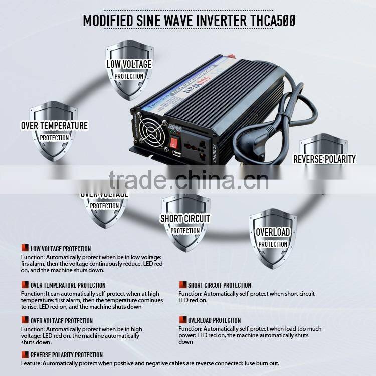 500w inverter with charger for battery charging, dc to ac battery charger inverter