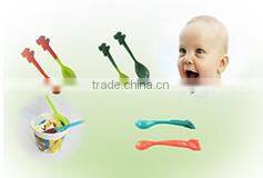 Wholesale newborn baby temperature spoon & baby spoon color change