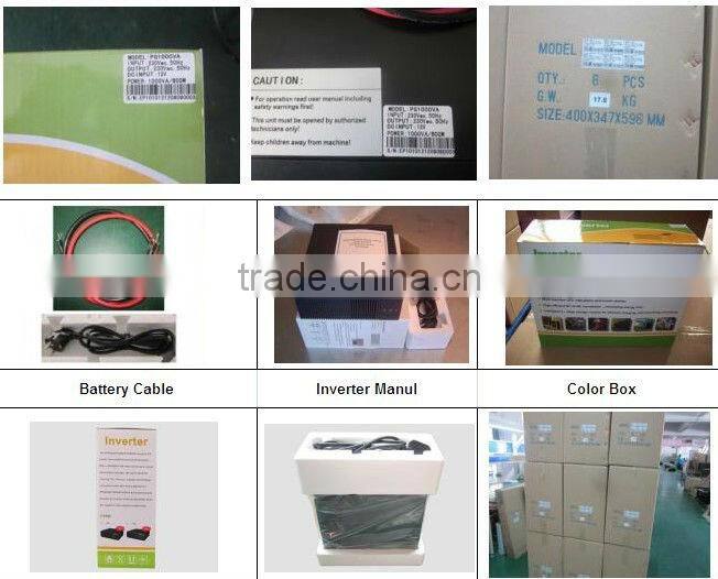 Modified sine wave 12v 220v 50Hz/60Hz 1000w inverter for home use