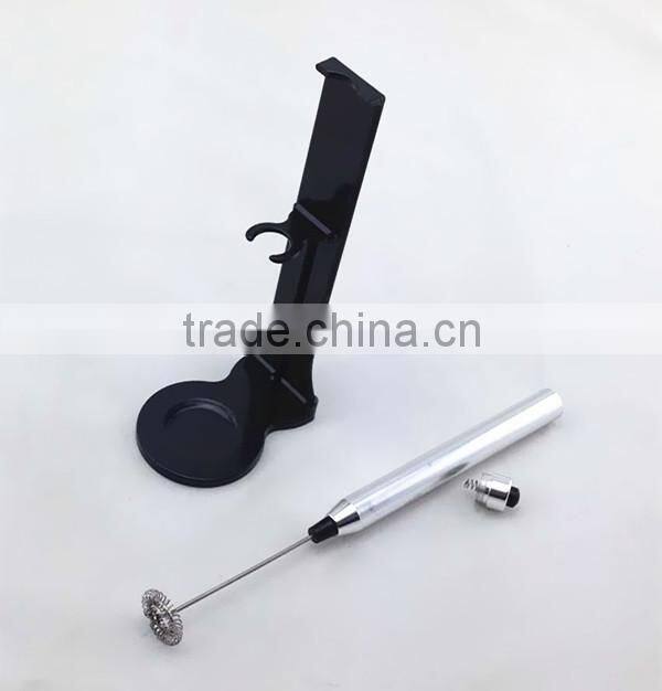 Aluminium Alloy Milk Frother With Stand