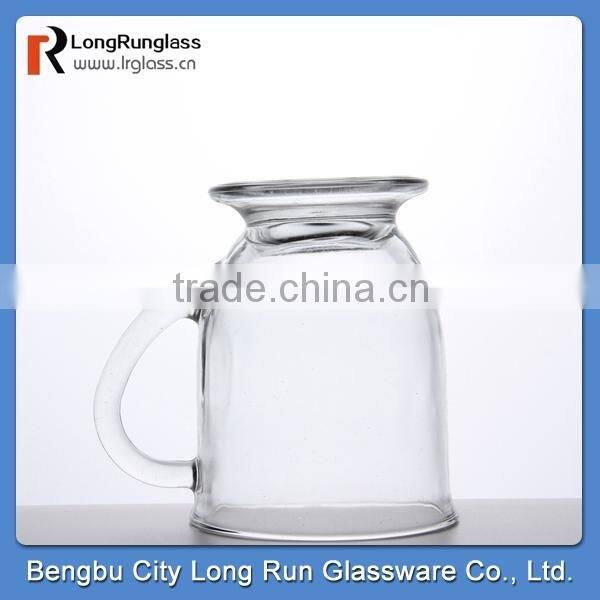 LongRun classical shape clear beer glass mug with heavy round bottom