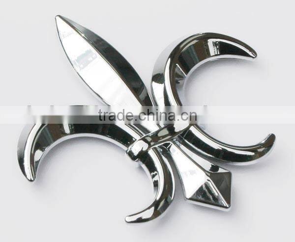 Fleur De Lis Star Chrome emblem