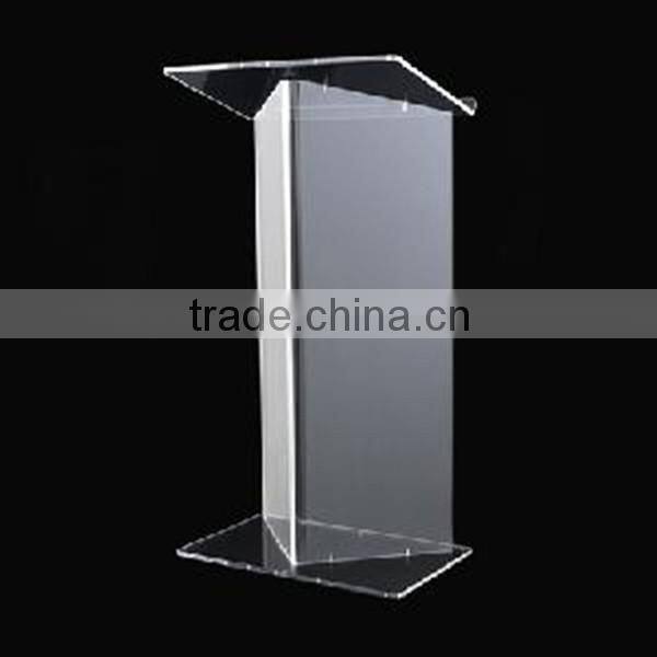 Clear acrylic pulpit