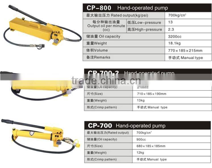 hydraulic hand pump press boat hand pump