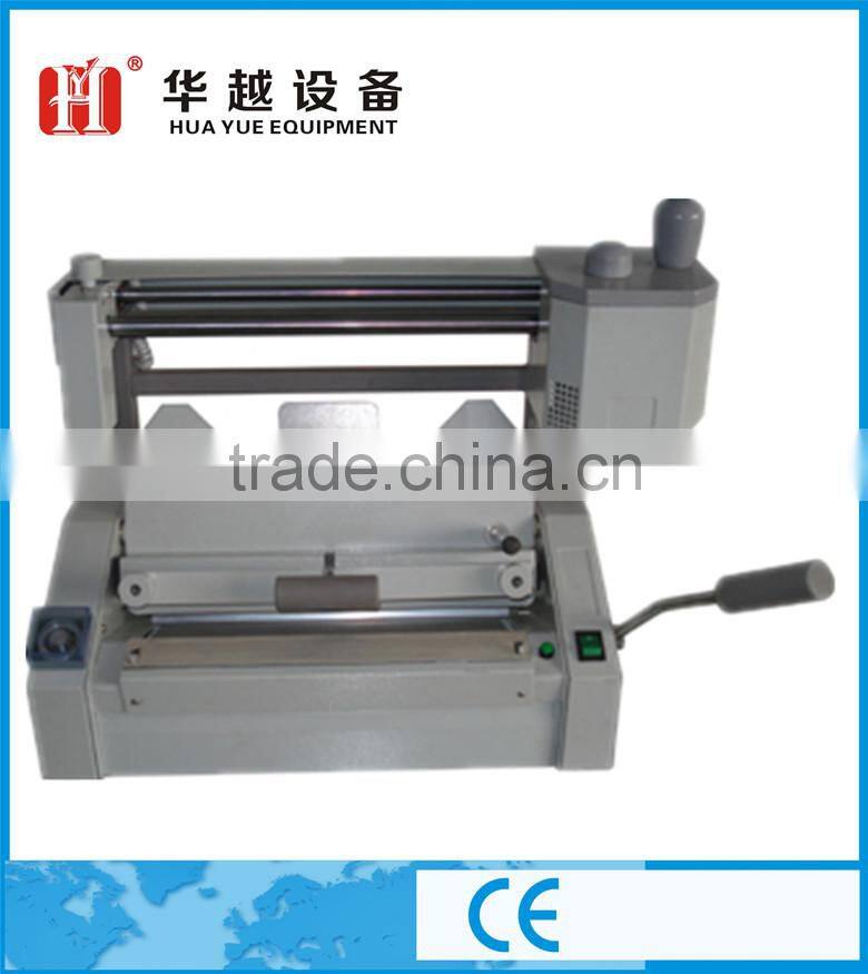 Hot melt glue book binding machine