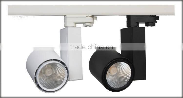 New Arrival 20W Led Rail Track Light Tri-Phase Four Wire Led Track Light With CREE COB