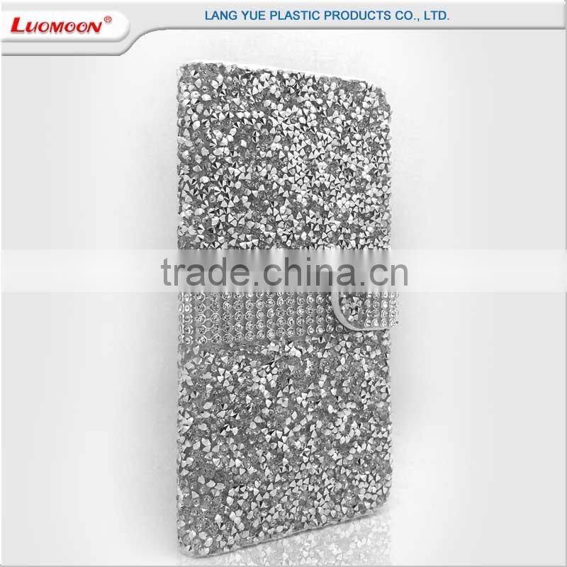 low MOQ rhineston material design your own for blu custom phone case