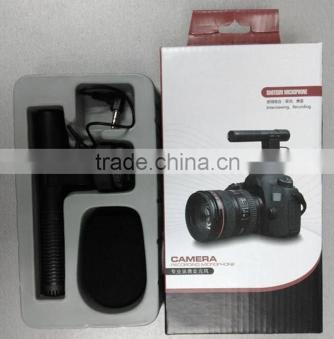 Good DSLR microphone , electret condenser shotgun microphone kit